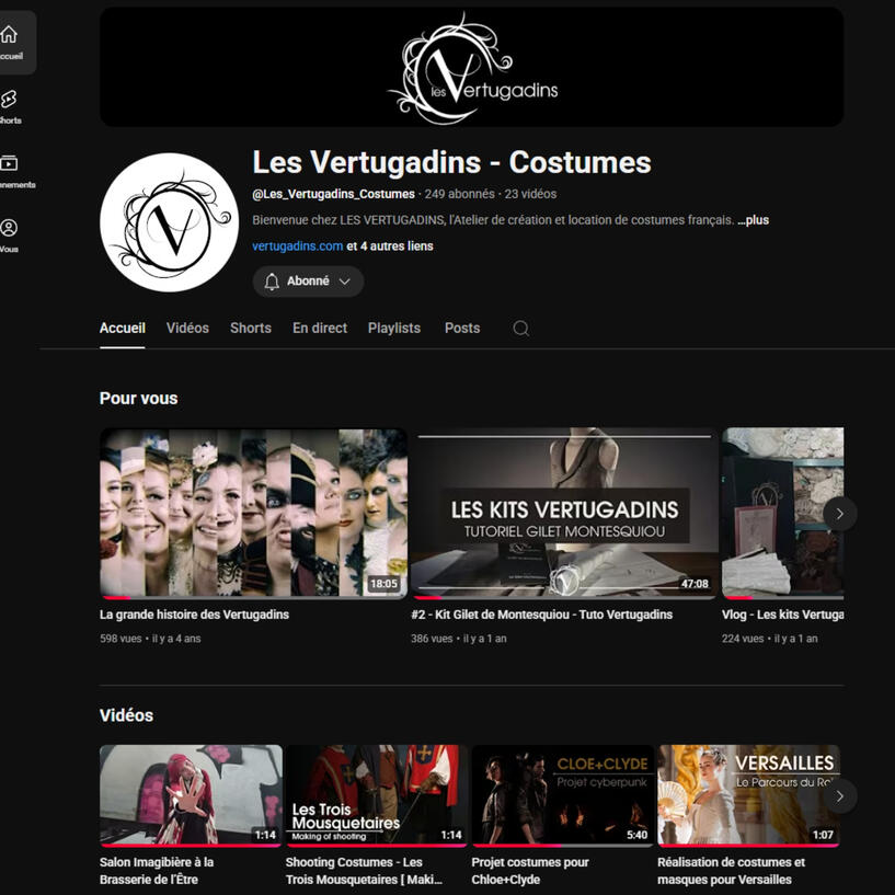 Youtube - Les Vertugadins